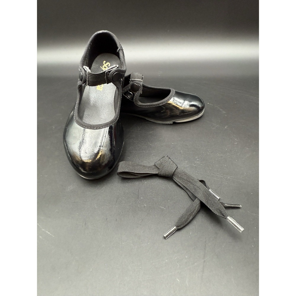 Dance Costume So Danca TA35 Black Tap USA Sz 9S Tap Dance Shoes EUC
